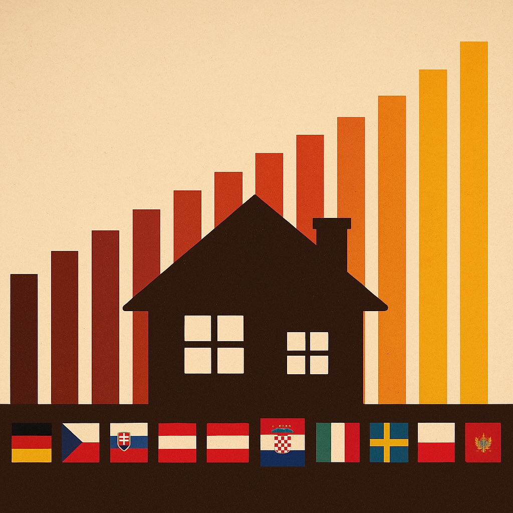 Velké srovnání roční daně z nemovitostí v Evropě